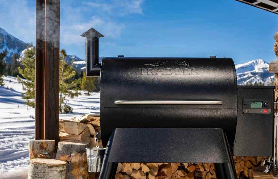 pellet grill winter