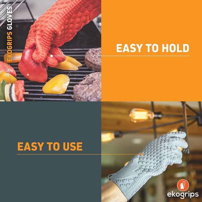 Jolly Green Ekogrips Premium Heat-Resistant BBQ Gloves
